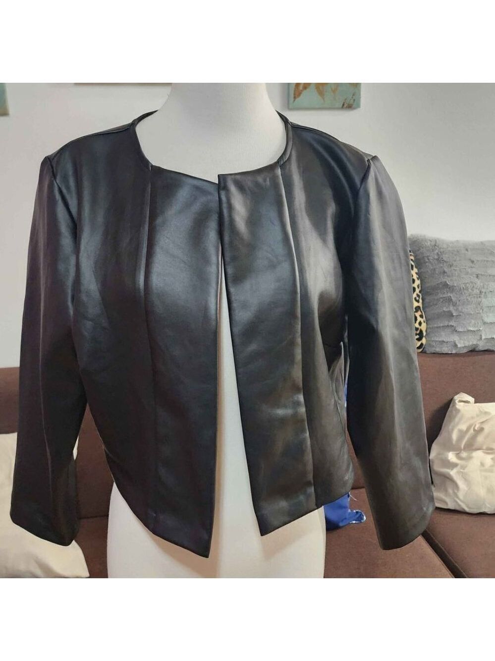 Pre- Owned Ashley Stewart Cropped Jacket